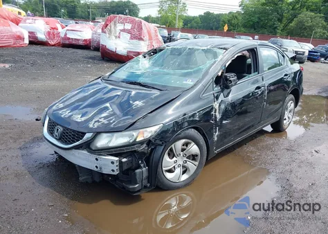 2014 Honda Civic Lx из США, поврежденный, VIN 19XFB2F52EE227241